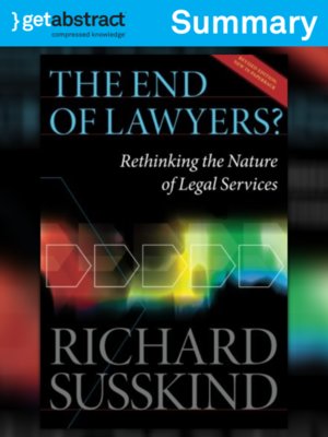 cover image of The End of Lawyers? (Summary)